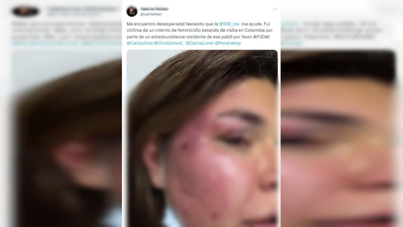 Fotógrafa mexicana denuncia intento de feminicidio en Colombia; SRE ofrece ayuda 