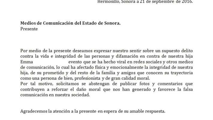 Padre de #LadyCuernos sale en defensa de su hija  