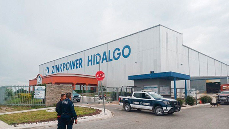 En Hidalgo, intentan robar 8 toneladas de zinc valuado en 800 mil pesos 