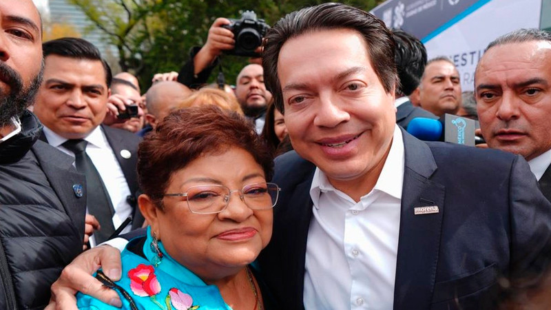 Ernestina Godoy va a la encuesta por el Senado, asegura Mario Delgado 