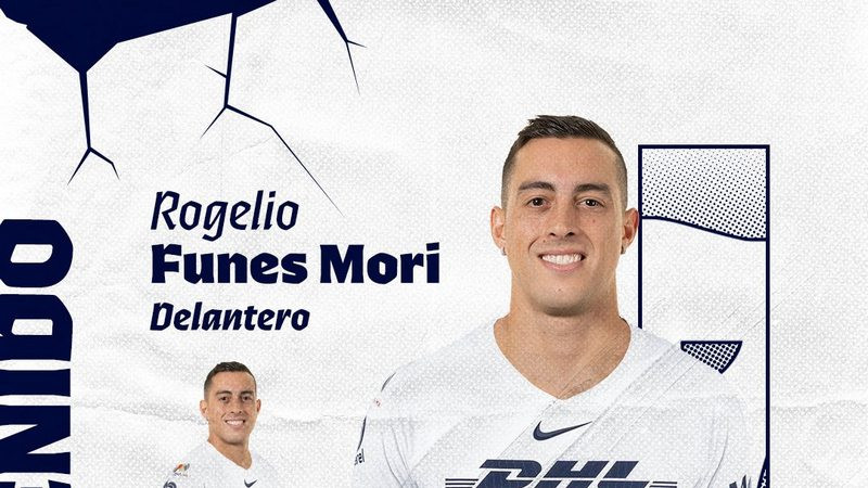 Pumas presenta a Rogelio Funes Mori como su nuevo delantero de cara al Clausura 2024 