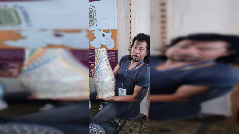 Artesanía michoacana, presente en la Feria de León 2024  