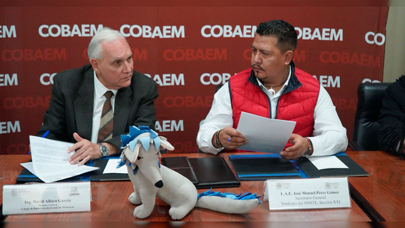 Cobaem forja alianza académica con sindicalistas del ISSSTE 