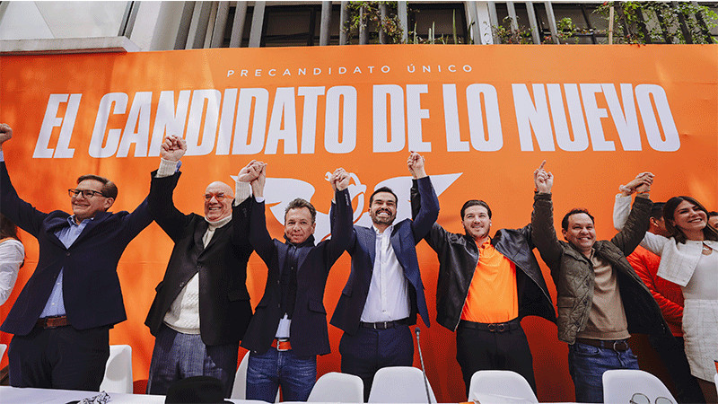 Se registra Jorge Álvarez Máynez como precandidato único de MC a la Presidencia 