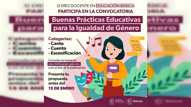 Lanza SEE convocatoria para reconocer la igualdad de género 