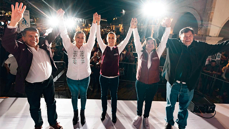 Lo importante es que no regrese la corrupción y que haya transformación en Guanajuato: Claudia Sheinbaum desde Uriangato 