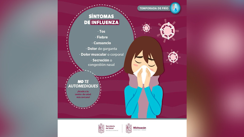 Sigue estas recomendaciones de la SSM para protegerte de la influenza 