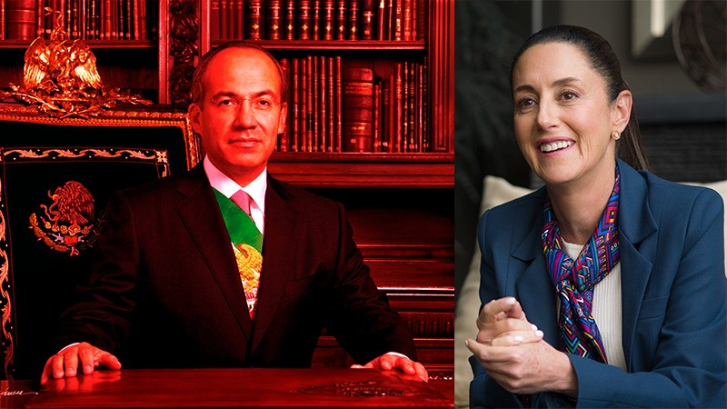 Felipe Calderón es responsable de la inseguridad del país, acusa Claudia Sheinbaum 