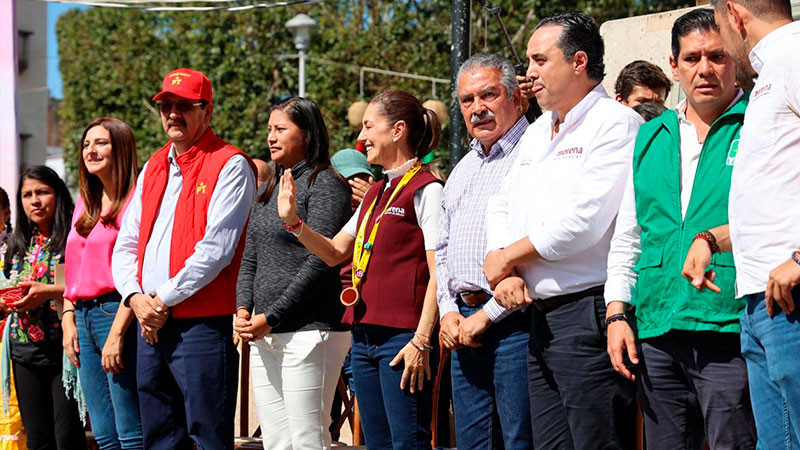 “La presencia de Claudia Sheinbaum nos honra a todo Michoacán”: Raúl Morón 