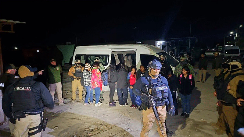 En Reynosa, 61 migrantes son rescatados por elementos del Ejército 