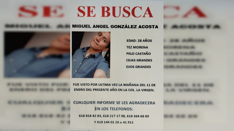 Reportan desaparición de camillero del IMSS en Durango; familiares dicen que “agentes” se lo habrían llevado 