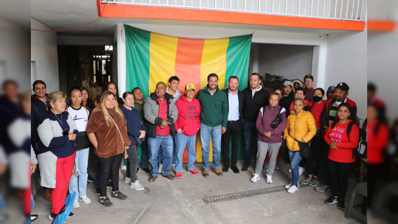 Autoridades municipales se reúnen con la Unión de Comerciantes Benito Juárez de Ciudad Hidalgo