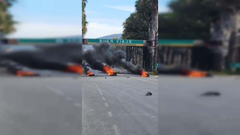Bloquean carretera de Ocotlán, Jalisco; exigen salida de la Guardia Nacional 