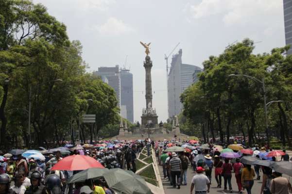 Manifestación en el Paseo de la Reforma podría causar caos vial 