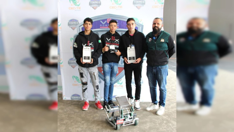 Estudiantes del Cecytem listos para el Nacional de Robótica 2024 