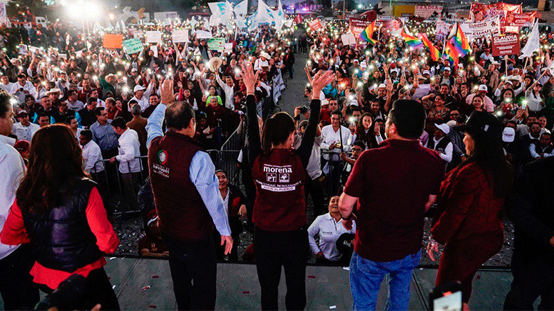 Este 2024 vamos a seguir haciendo historia juntos, gobierno y pueblo: Claudia Sheinbaum 