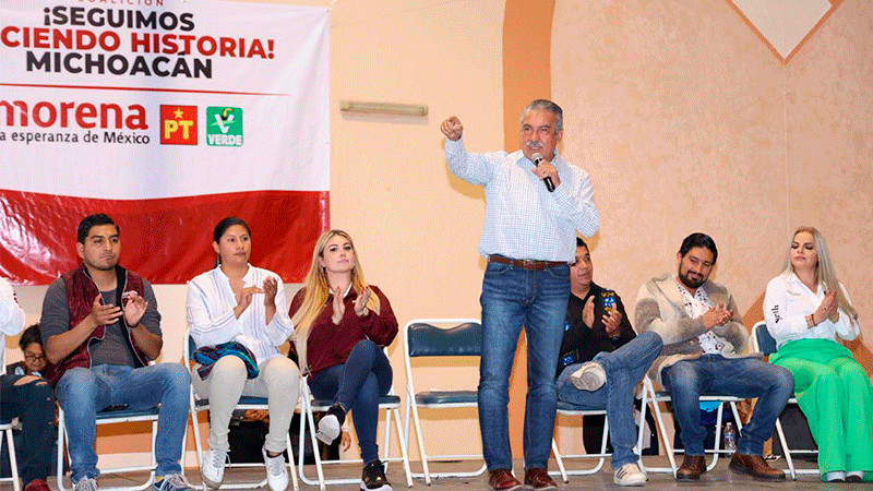 Materializar Plan C es labor conjunta de coalición y el pueblo de México, afirma Morón 