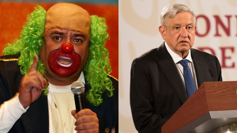 “Antes era más fino”: AMLO arremete contra Brozo por llamarlo dictador 