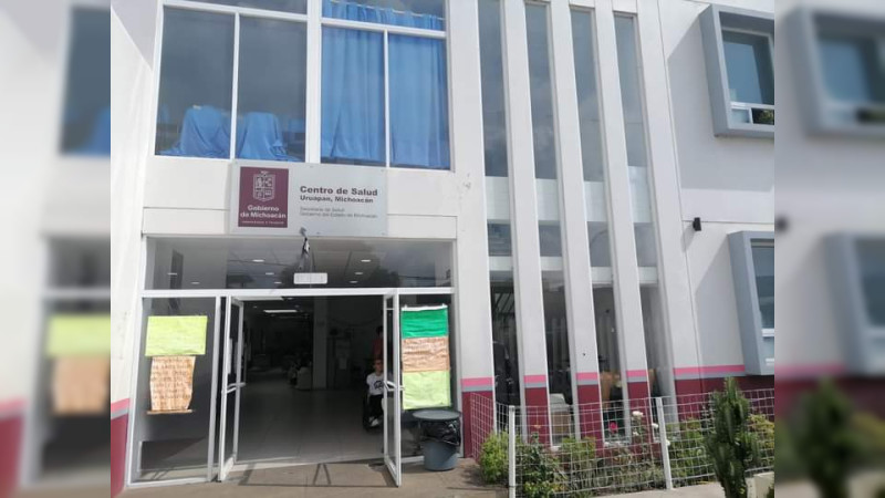 Ofrece Centro de Salud de Uruapan vacunas contra la Influenza y COVID-19