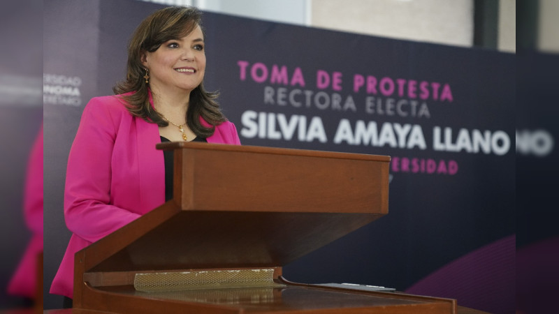 Silvia Amaya asume la Rectoría de la UAQ