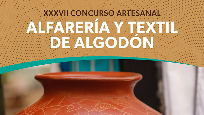 Se alista sector artesanal de Cocucho para su concurso de alfarería y textil 