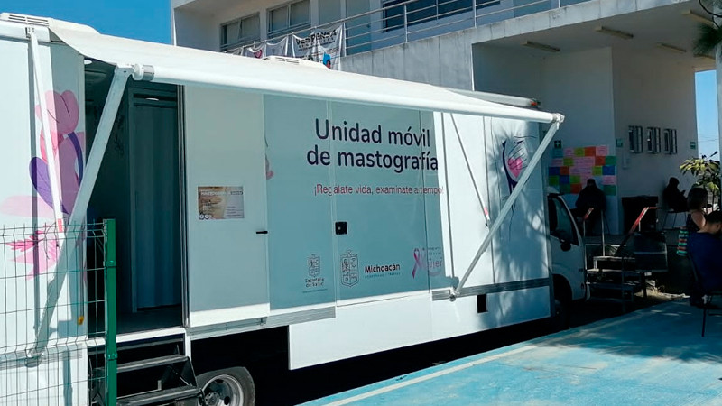 Lleva SSM mastografías gratuitas y consultas médicas a Uruapan 