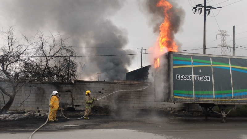 Se reporta incendio en una fábrica de Nuevo León habría dejado un muerto