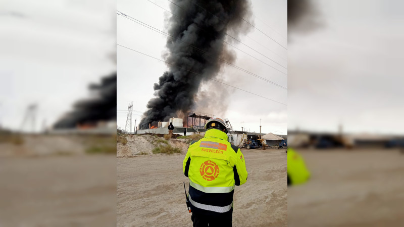 Se reporta incendio en una fábrica de Nuevo León habría dejado un muerto
