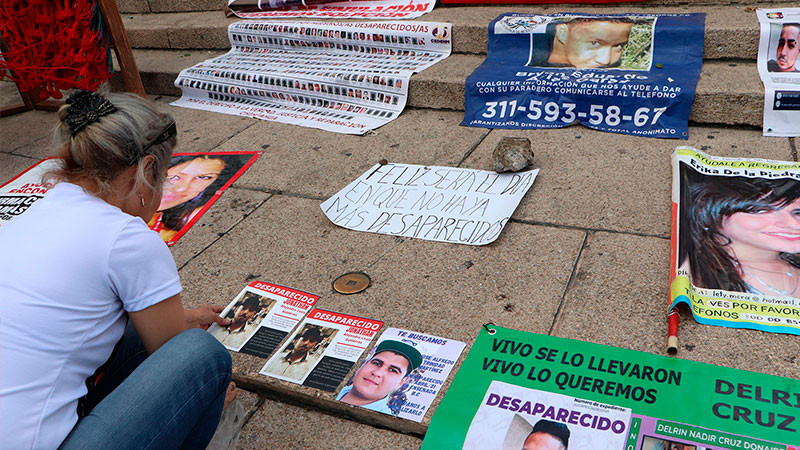 ONU-DH pide a políticos de México compromiso atender desaparición de personas. 
