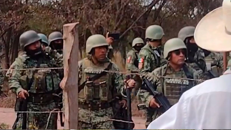 Se reporta enfrentamiento entre militares y pobladores de Chicomuselo, Chiapas 