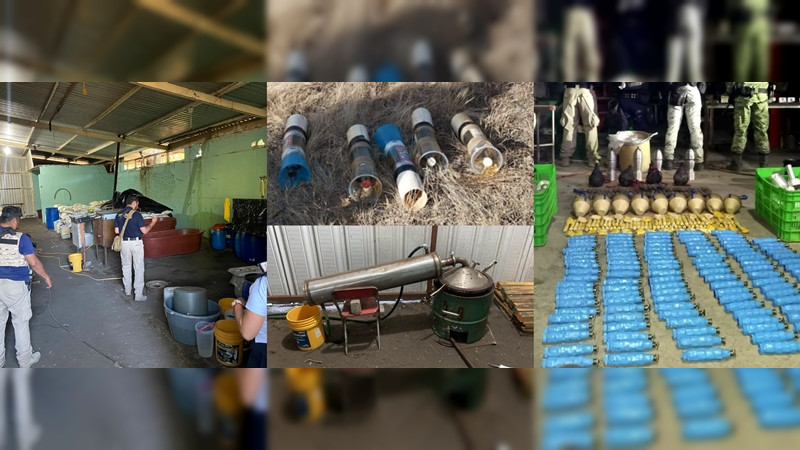 Michoacán da históricos golpes a uno de los más secretos cárteles: En una horas le asegura fábrica de bombas, de blindados y laboratorio 