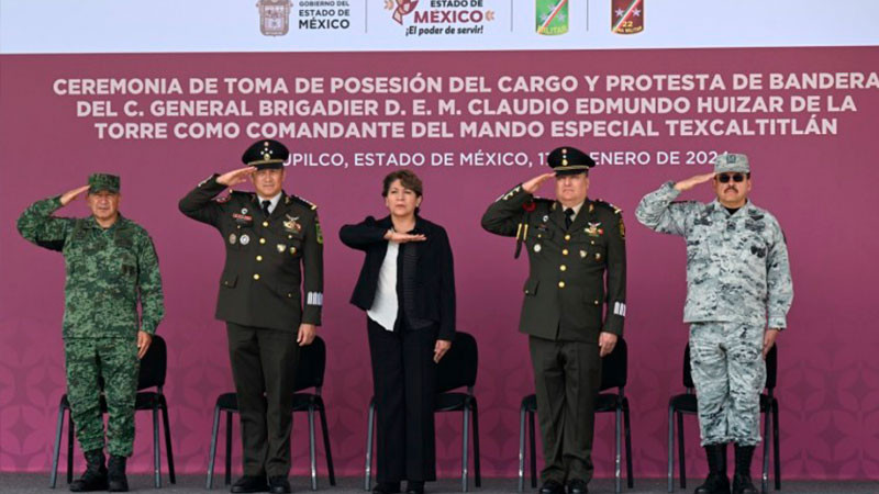 Asume Sedena mando especial en Texcaltitlán, Estado de México 