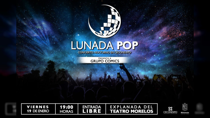 Corea los éxitos de los 80 y 90 en la Lunada Pop del Ceconexpo 