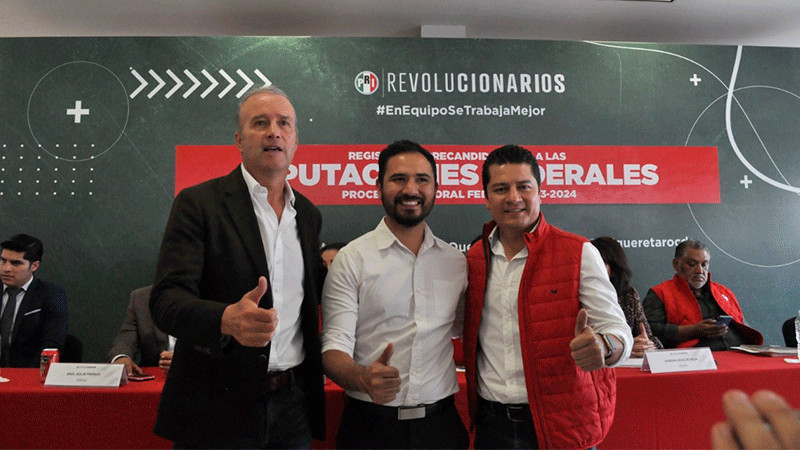 PRI inicia registran de aspirantes a diputaciones federales en Querétaro 