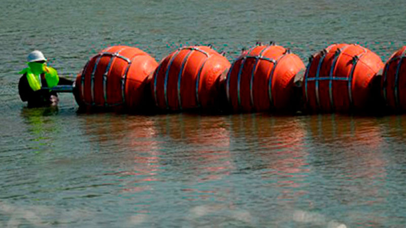 Tribunal de apelaciones revoca orden que exigía a Texas mover boyas flotantes en Río Bravo 