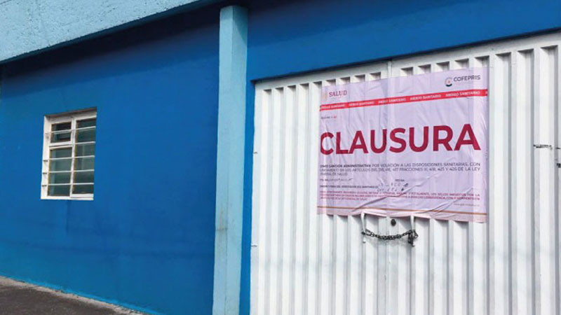 Cofepris clausura 10 centros médicos irregulares 