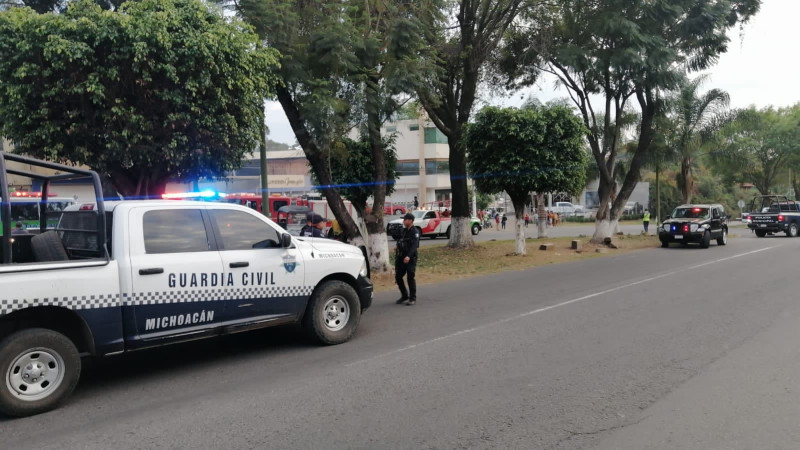 Tras quema de lotes de venta de autos en Uruapan, refuerzan seguridad