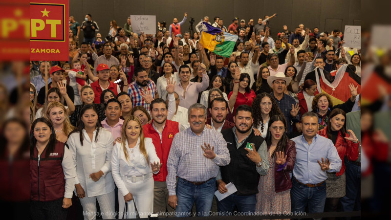 Anuncia Raúl Morón en cierre de precampaña: “Vamos a ganar todo en Michoacán”