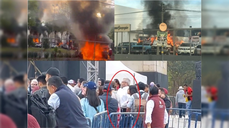 Va Gobernador a mitin en CDMX y deja Michoacán en manos del crimen: Quemas, homicidios y comunidades amenazadas 