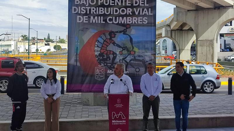 Seguirán obras de recuperación urbana en Michoacán, adelanta Gobernador 