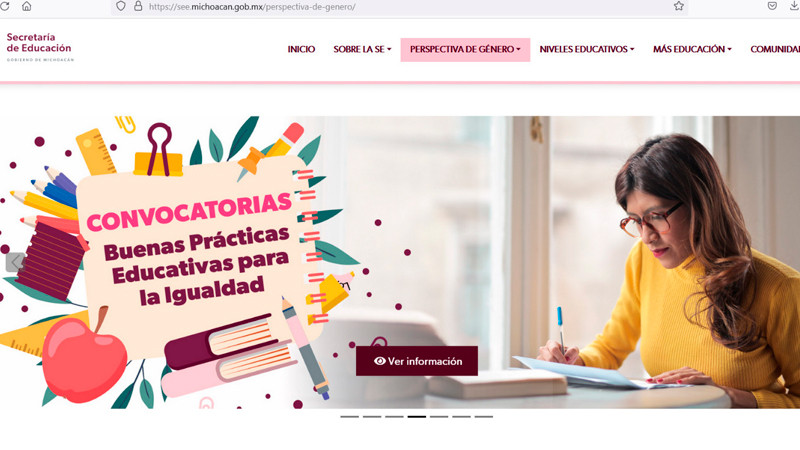 SEE invita a docentes a participar en la convocatoria de Prácticas de Igualdad de Género