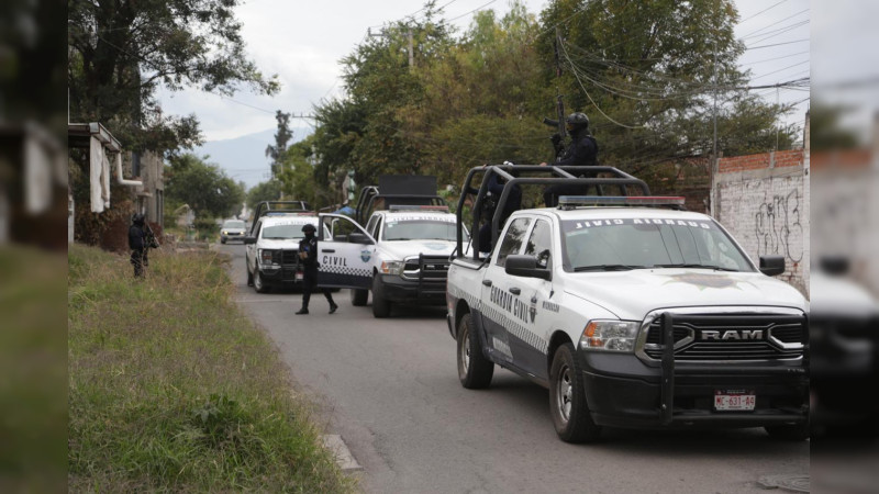 Blindaje Zamora: Supervisa José Ortega Silva operatividad, en esta región 