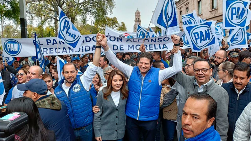 Morelianos arropan a Alfonso Martínez en su búsqueda de la reelección