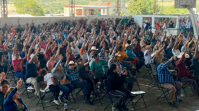 Elige comunidad de Tomendán transitar al autogobierno y presupuesto directo 