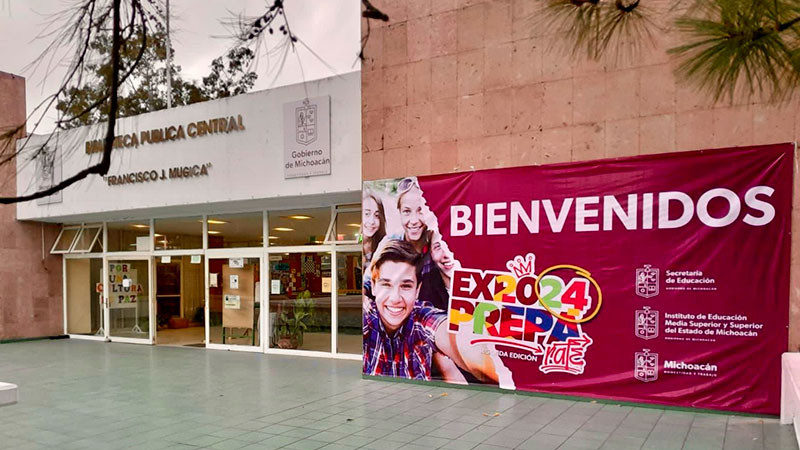 Este lunes comienza la Expo Prepá-rate 2024 en Morelia 