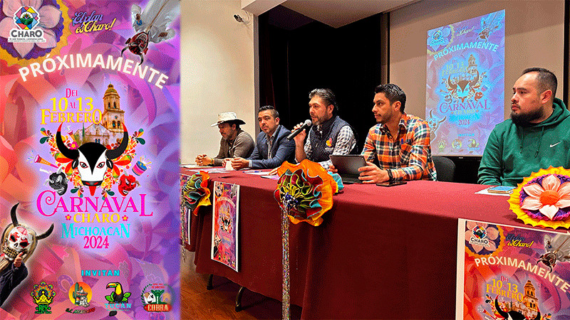 Tradición y festejo te esperan en el Carnaval de Charo: Sectur 