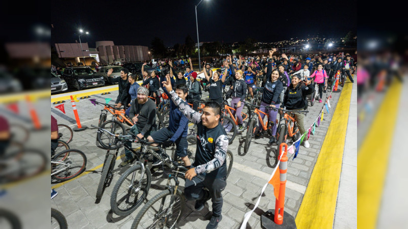 Gran participación registró la primera Rodada Nicolaita de este año