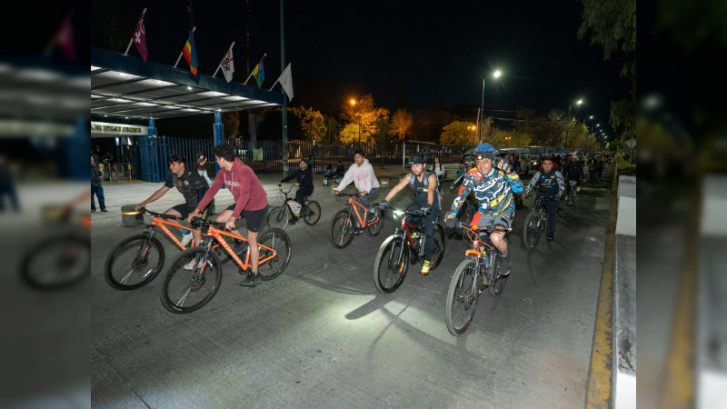 Gran participación registró la primera Rodada Nicolaita de este año