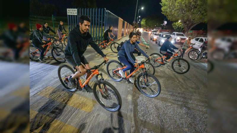 Gran participación registró la primera Rodada Nicolaita de este año