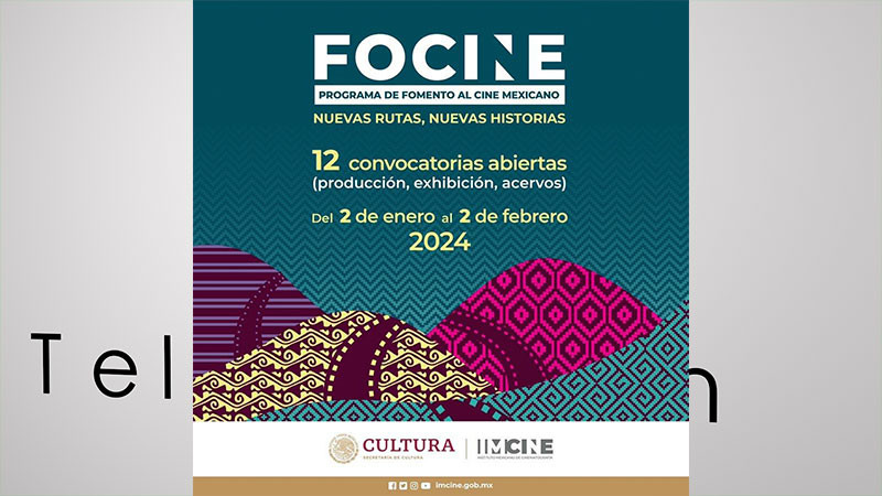 Sector cultura de Michoacán recuerda que aún está abierta convocatoria del Focine  